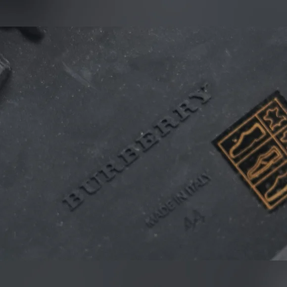 Burberry Mens Shoes Burgundy Leather Woven Lace Up Platform Creepers 11 US 44 EU - Picture 13 of 15